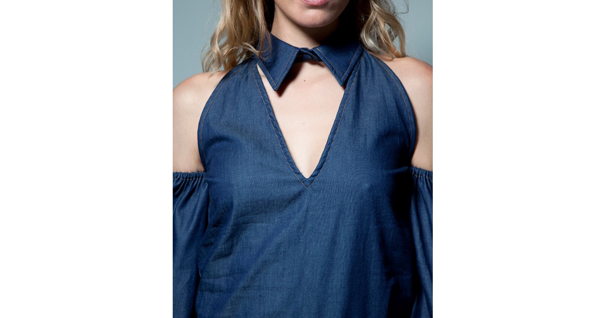 CAMISA CUELLO CAMISERO HALTER CHLORIDE LIGHT