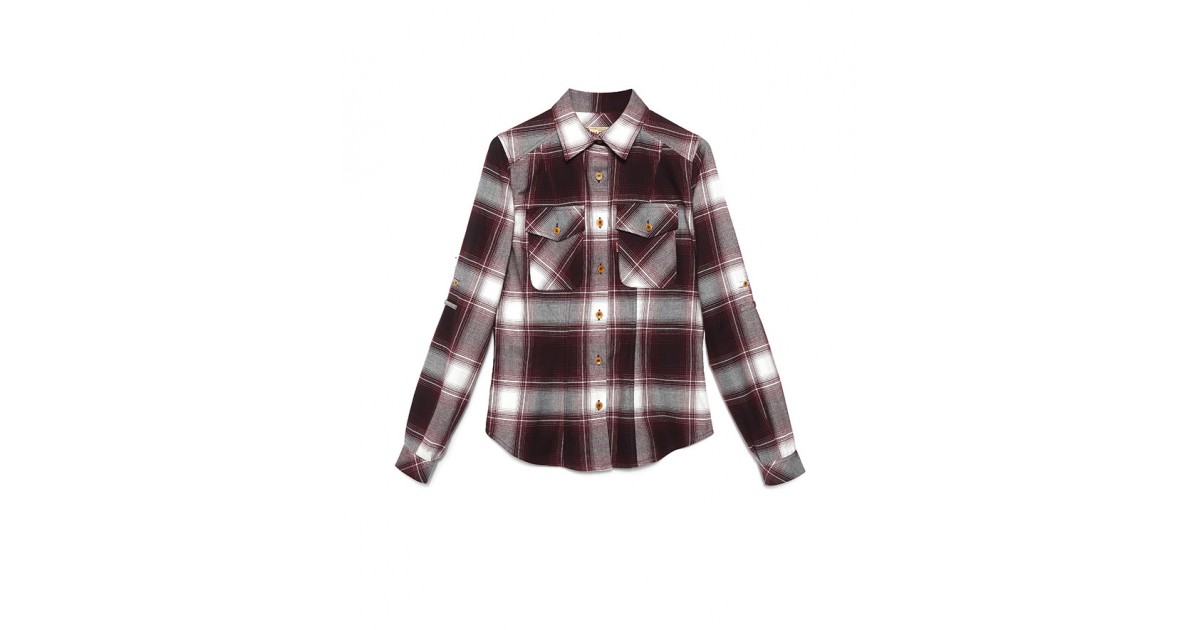 ESSENTIAL CHECKED SHIRT RED