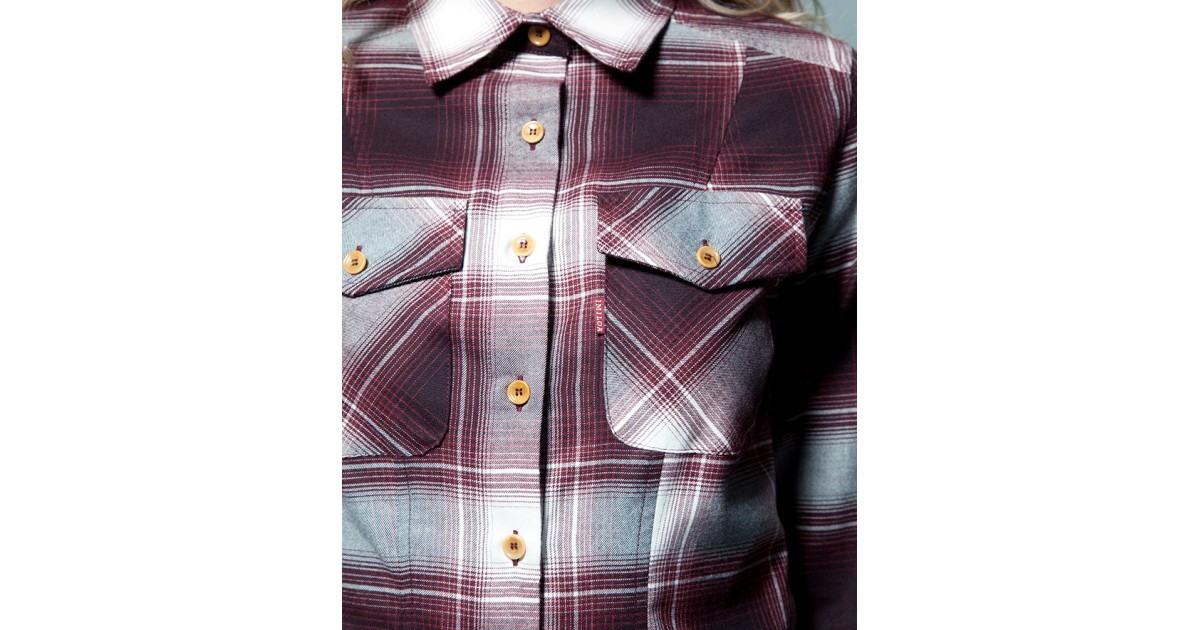 ESSENTIAL CHECKED SHIRT RED