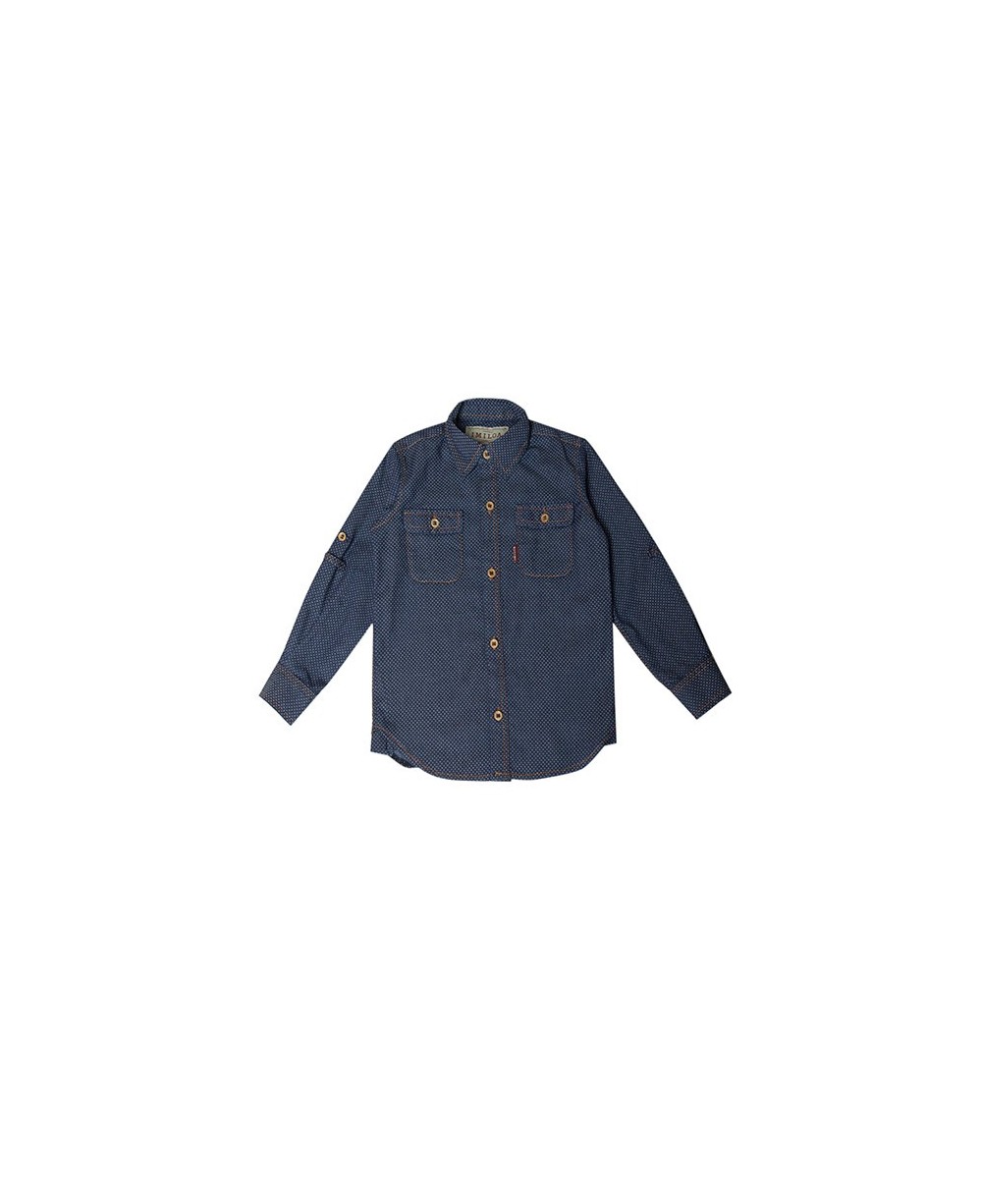 CAMISA ESSENTIAL DENIM SPOTS NIÑO CAMISA ESSENTIAL DENIM SPOTS NIÑO