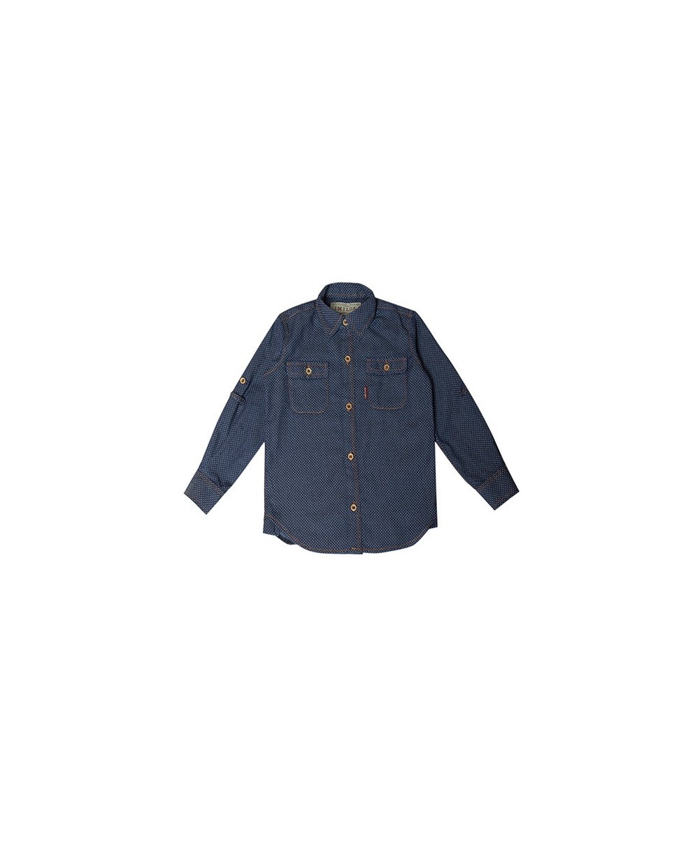 CAMISA ESSENTIAL DENIM SPOTS NIÑO