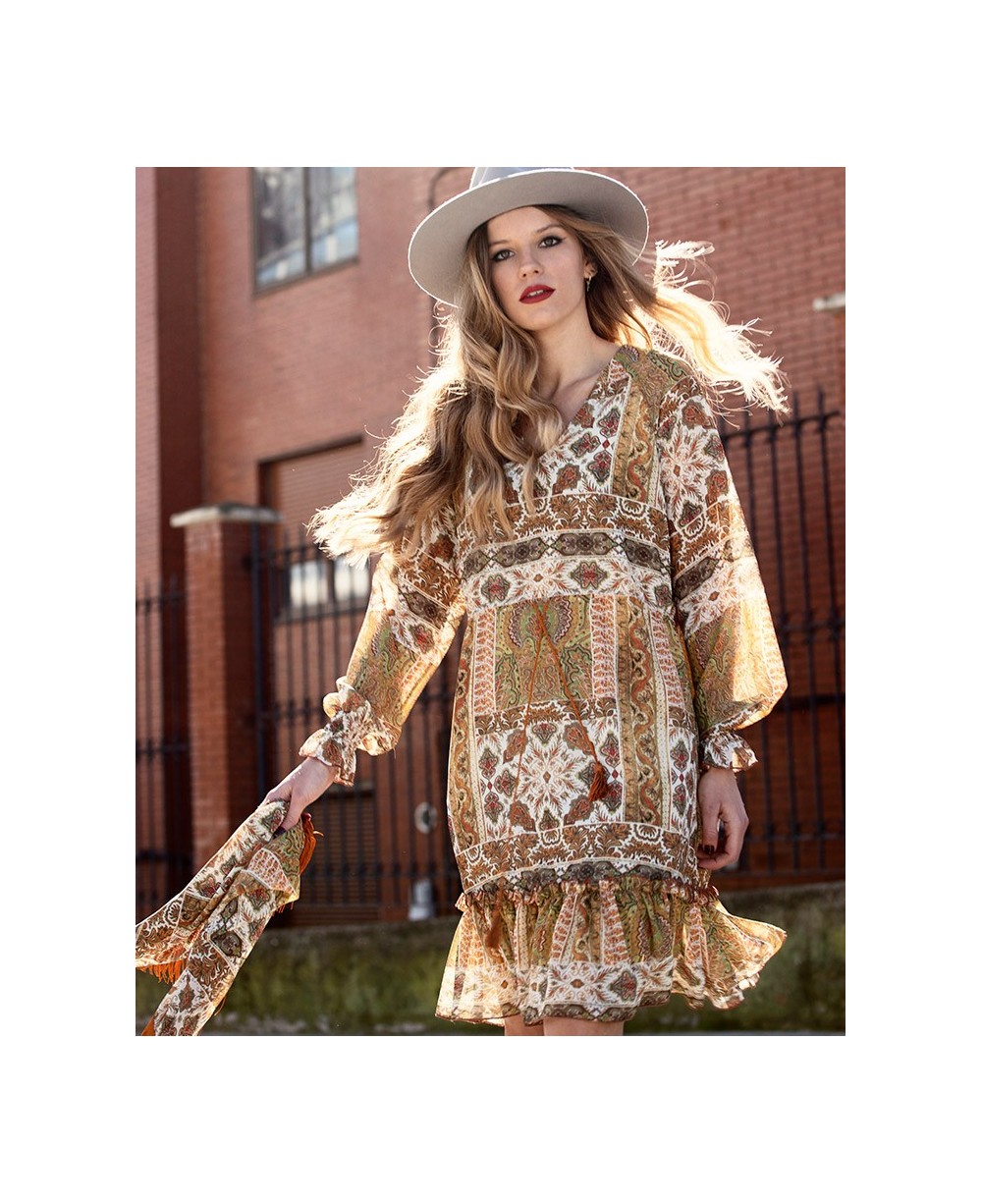 MINI DRESS + PAÑUELO FLECOS LAYLA MINI DRESS + PAÑUELO FLECOS LAYLA