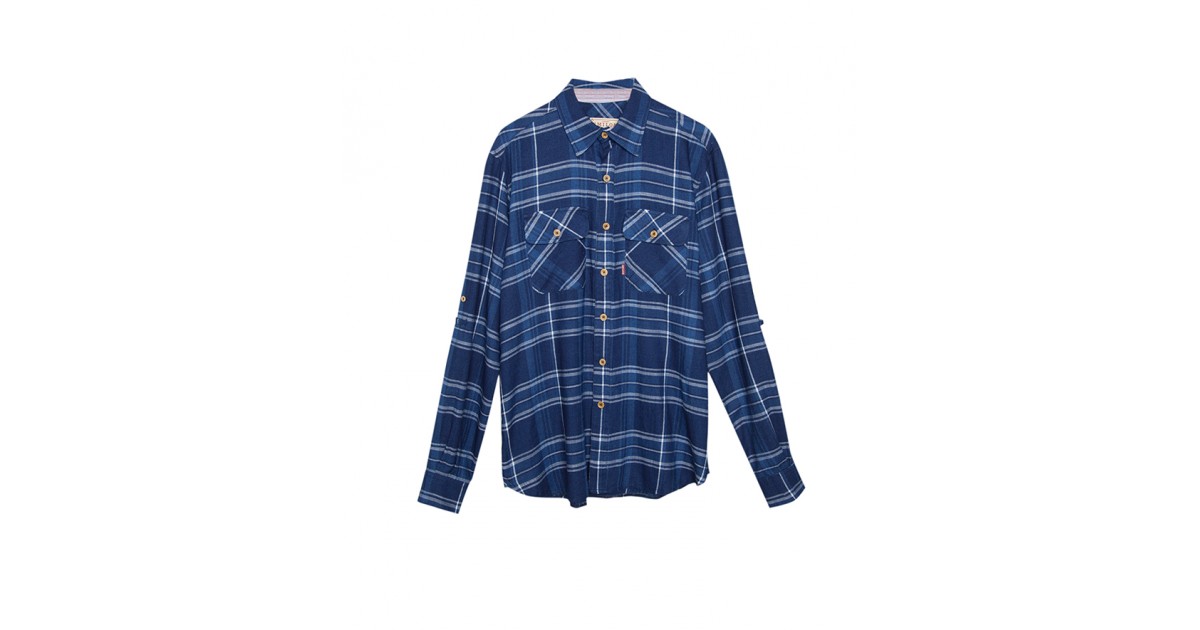 CAMISA ESSENTIAL CHECKED PATCHWORK MAN