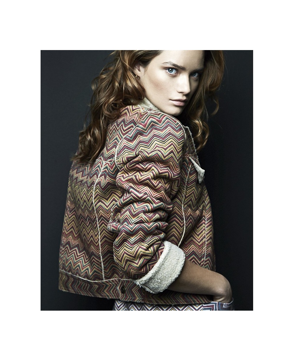 DENIM JACKET ZIG-ZAG GABRIELLE DENIM JACKET ZIG-ZAG GABRIELLE