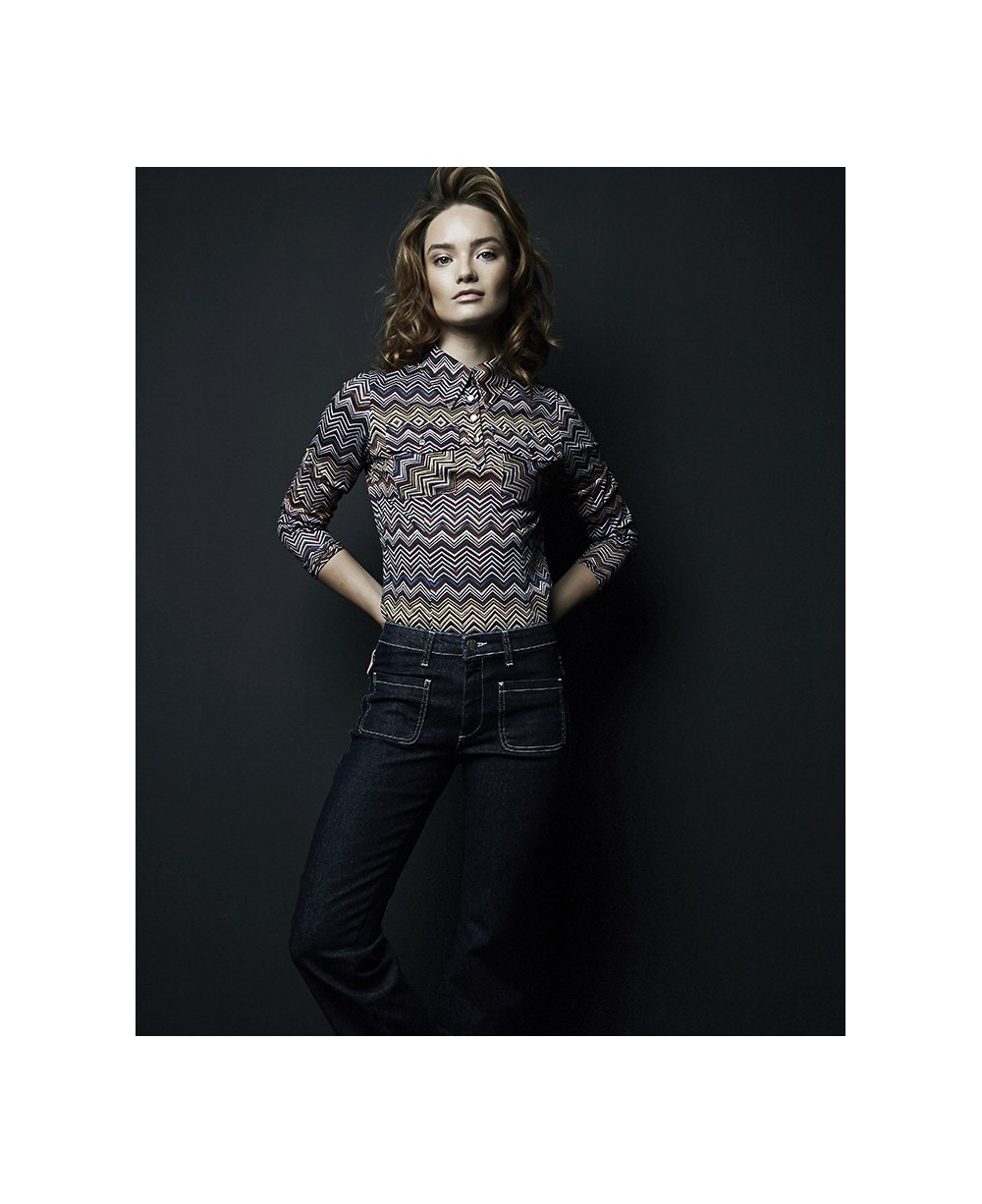 CAMISA PUNTO ZIG-ZAG CAMILLE CAMISA PUNTO ZIG-ZAG CAMILLE