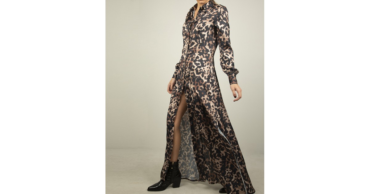 MAXI DRESS ANIMAL PRINT ETOILE