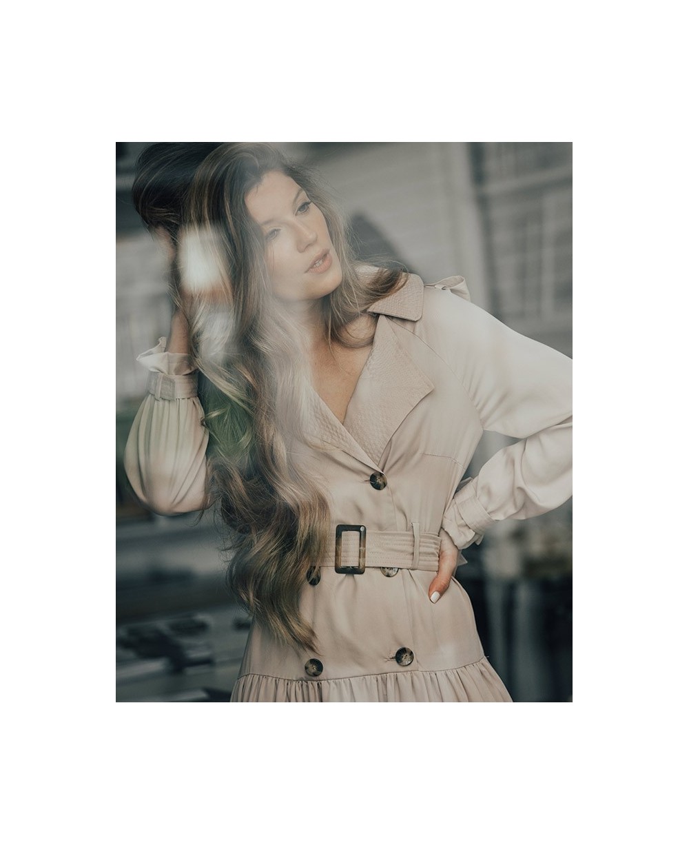 MAXI DRESS ESTILO TRENCH TATIANA