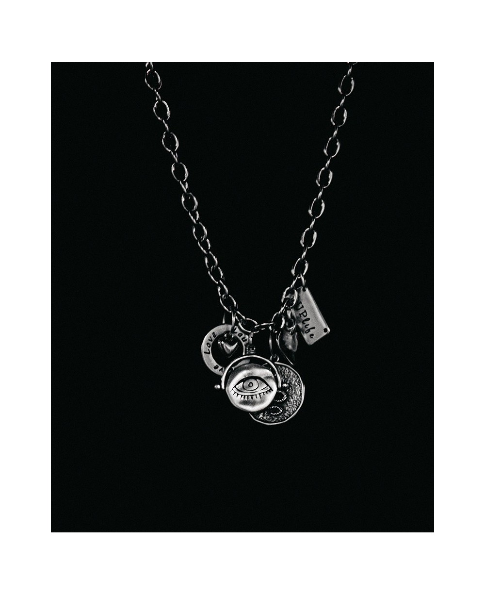 COLLAR CHARMS PLATA CORTO COLLAR CHARMS PLATA CORTO