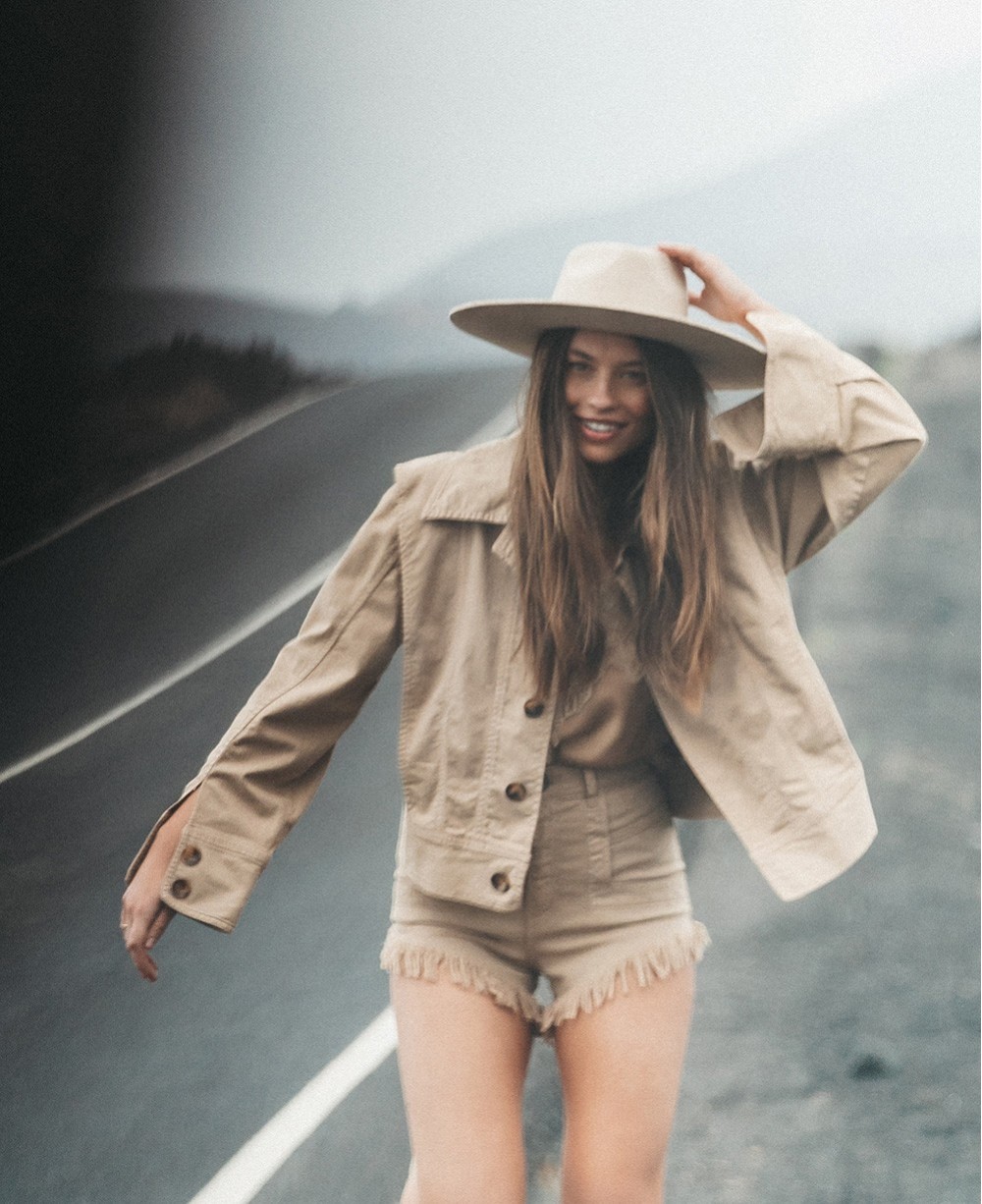 SAND DENIM JACKET