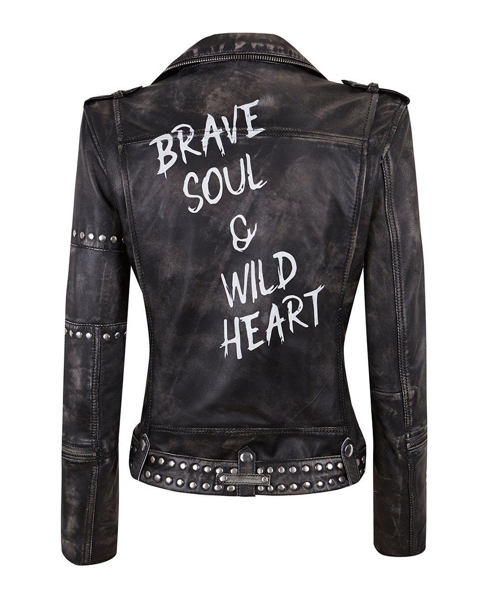 Brave soul metallic jacket sales