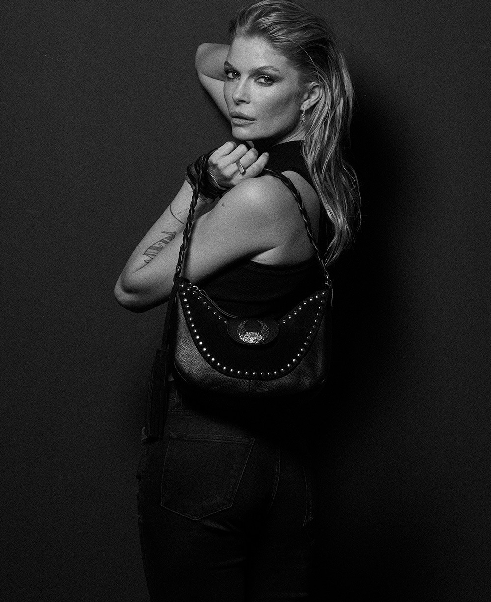 HEART MINI BLACK BAG
