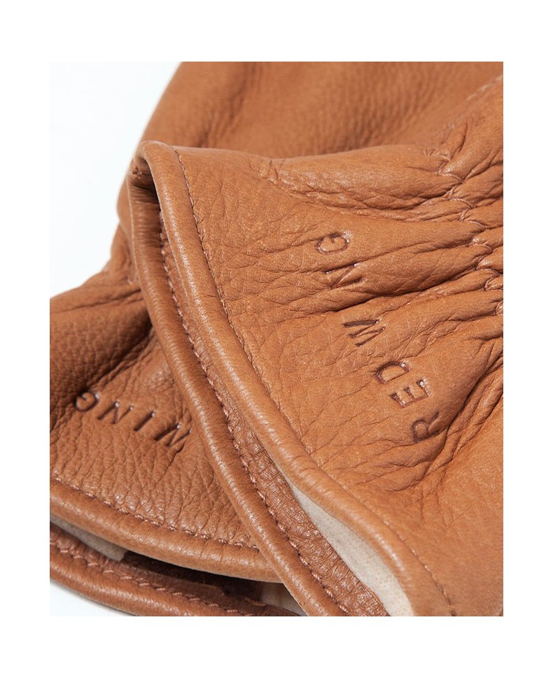 Nutmeg Buckskin Leather